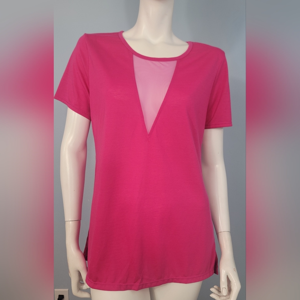 Moret Ultra Pink athleisure top size XL